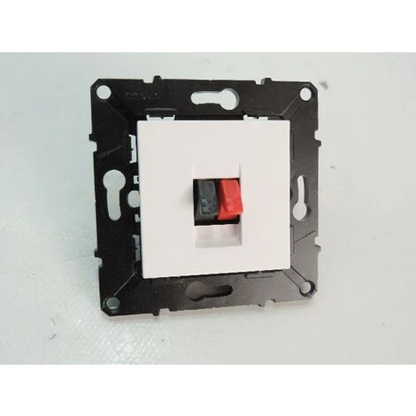 Prise Haut-parleur HP 1 Sortie Blanc Borne Auto Repérées Rouge Et Noir Encastré (sans Plaque) ESPACE EVOLUTION ARNOULD 64047 1 Prise Haut-parleur HP 1 Sortie Blanc Borne Auto Repérées Rouge Et Noir Encastré (sans Plaque) ESPACE EVOLUTION ARNOULD 64047