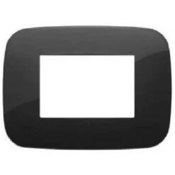 Arke' Placca Round 3 Modules Noir 19683.81