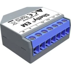Shelly EM Actionneur De Mesure De Commutateur Wi-Fi