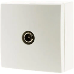 Prise TV Ø9,52 Saillie Blanc - Bel'Vue 6 Prise TV Ø9,52 Saillie Blanc - Bel'Vue -Legrand || Schneider® Soldes Boutique 1957553 3