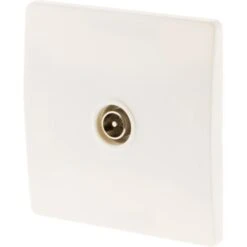 Prise TV Ø9,52 Vis + Griffes Blanc - Diwone -Legrand || Schneider® Soldes Boutique 1957617 4