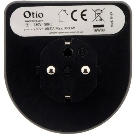 Programmateur Mécanique Noir - Otio 3 Programmateur Mécanique Noir - Otio – Image 3