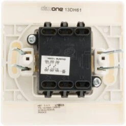 Double Va Et Vient Borne-auto Vis + Griffes Blanc - Diwone -Legrand || Schneider® Soldes Boutique 1957634 4