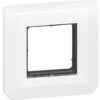 Plaque Et Support Mosaic 2 Modules - Composable - Fixation à Vis - Blanc - Legrand