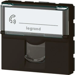 Prise RJ45 Mosaic - Catégorie 6 - FTP - Composable - 1 Module - Noir - Legrand -Legrand || Schneider® Soldes Boutique 19764474 3
