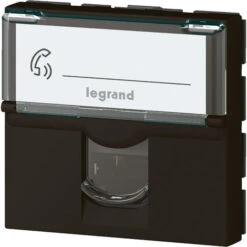 Prise RJ45 Mosaic Blindée - Catégorie 6 - STP - Composable - 2 Modules - Noir - Legrand 5 Prise RJ45 Mosaic Blindée - Catégorie 6 - STP - Composable - 2 Modules - Noir - Legrand -Legrand || Schneider® Soldes Boutique 19764477 3