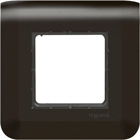 Plaque + Support Mosaic Pour 2 Modules - Composable - Fixation à Vis - Noir - Legrand 2 Plaque + Support Mosaic Pour 2 Modules - Composable - Fixation à Vis - Noir - Legrand – Image 2