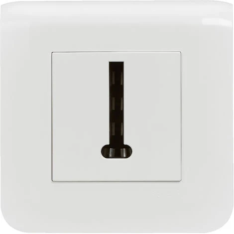 Prise Téléphone Mosaic 8 Contacts En T - Complet - Blanc - Legrand 1 Prise Téléphone Mosaic 8 Contacts En T - Complet - Blanc - Legrand