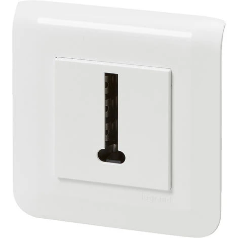 Prise Téléphone Mosaic 8 Contacts En T - Complet - Blanc - Legrand 2 Prise Téléphone Mosaic 8 Contacts En T - Complet - Blanc - Legrand – Image 2