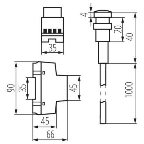Détecteur Crépusculaire Pour Rail TH35 3 Détecteur Crépusculaire Pour Rail TH35 – Image 3