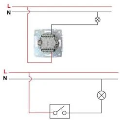 Interrupteur Encastrable Simple LOGI Blanc -Legrand || Schneider® Soldes Boutique 19917599 3