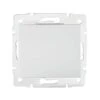 Bouton Poussoir Encastrable Simple LOGI Blanc