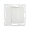 Interrupteur Encastrable Triple LOGI Blanc