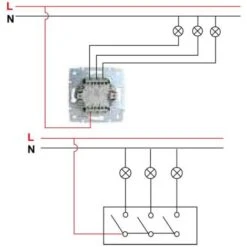 Interrupteur Encastrable Triple LOGI Crème 5 Interrupteur Encastrable Triple LOGI Crème -Legrand || Schneider® Soldes Boutique 19917632 3