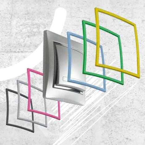 Interrupteur Encastrable Double DOMO Graphite 4 Interrupteur Encastrable Double DOMO Graphite – Image 4