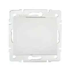 Bouton Poussoir Encastrable Simple DOMO Blanc