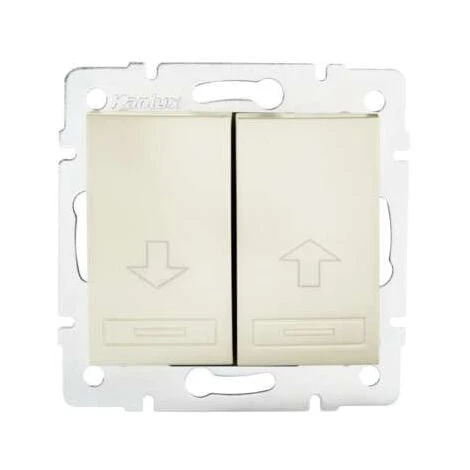 Interrupteur Pour Store DOMO Blanc Perlé 1 Interrupteur Pour Store DOMO Blanc Perlé