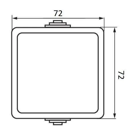 Bouton Poussoir Simple Étanche TEKNO Noir 2 Bouton Poussoir Simple Étanche TEKNO Noir – Image 2