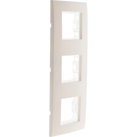 Plaque Blanc Triple Mat + 3 Supports Transp. + Griffes - Simplea 1 Plaque Blanc Triple Mat + 3 Supports Transp. + Griffes - Simplea