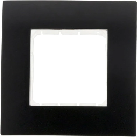 Plaque Noire Mat Simple Avec Support Transparent - Simplea 2 Plaque Noire Mat Simple Avec Support Transparent - Simplea – Image 2