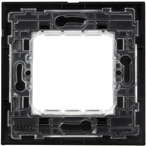 Plaque Noire Mat Simple Avec Support Transparent - Simplea 3 Plaque Noire Mat Simple Avec Support Transparent - Simplea – Image 3