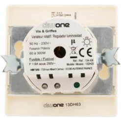 Variateur 60 à 300 W Vis + Griffes Blanc - Diwone 6 Variateur 60 à 300 W Vis + Griffes Blanc - Diwone -Legrand || Schneider® Soldes Boutique 2010345 3