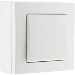 Va & Vient 10A Saillie Borne Auto Blanc - Bel'Vue