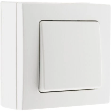 Va & Vient 10A Saillie Borne Auto Blanc - Bel'Vue 1 Va & Vient 10A Saillie Borne Auto Blanc - Bel'Vue