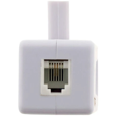 Filtre ADSL Blanc M/F Gigogne + RJ - Zenitech 3 Filtre ADSL Blanc M/F Gigogne + RJ - Zenitech – Image 3