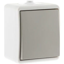 Va-et-vient IP54 - Gris Clair