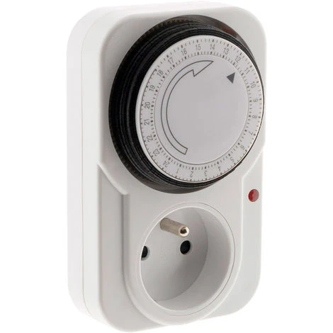 Programmateur - Journalier Mécanique Inter. Voyant - 3500 W - Otio 1 Programmateur - Journalier Mécanique Inter. Voyant - 3500 W - Otio