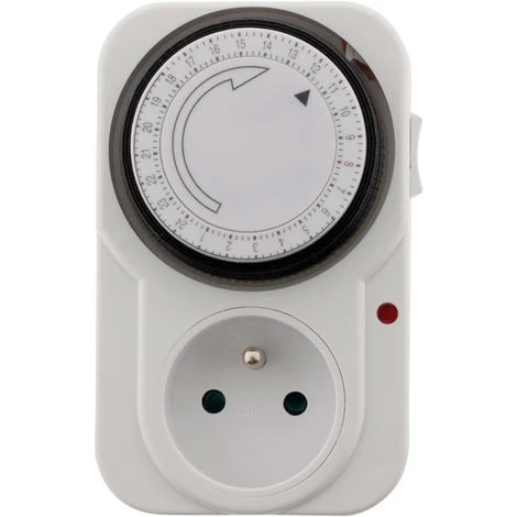 Programmateur - Journalier Mécanique Inter. Voyant - 3500 W - Otio 2 Programmateur - Journalier Mécanique Inter. Voyant - 3500 W - Otio – Image 2