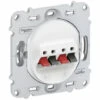 Schneider® OVALIS PRISE HAUT PARLEUR 2 SORTIES SANS PLAQUE SCHNEIDER S261488