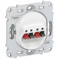 Schneider® OVALIS PRISE HAUT PARLEUR 2 SORTIES SANS PLAQUE SCHNEIDER S261488