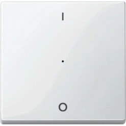 Schneider® KNX M-Plan Commande Simple Marquage O Et I Blanc Polaire Brillant SCHNEIDER MTN619319