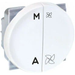 COMETE Cde VMC 2 Vitesses + Marche/Arrêt Blanc (61125)