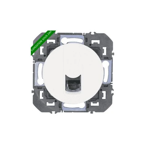 Legrand - Prise Blindée RJ45 Cat6 FTP Dooxie Finition Blanc - Réf : 600376 1 Legrand - Prise Blindée RJ45 Cat6 FTP Dooxie Finition Blanc - Réf : 600376