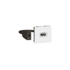 Legrand Prise HDMI Type A 2 Modules Mosaic - Blanc - 078979L