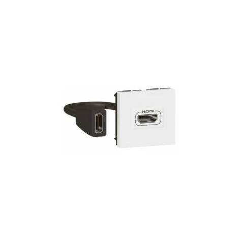 Legrand Prise HDMI Type A 2 Modules Mosaic - Blanc - 078979L 1 Legrand Prise HDMI Type A 2 Modules Mosaic - Blanc - 078979L