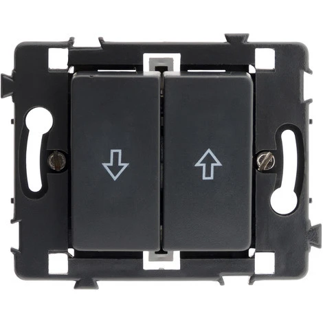 Commande Volet Roulant Bornes Automatiques Nu Noir - Clarys 2 Commande Volet Roulant Bornes Automatiques Nu Noir - Clarys – Image 2