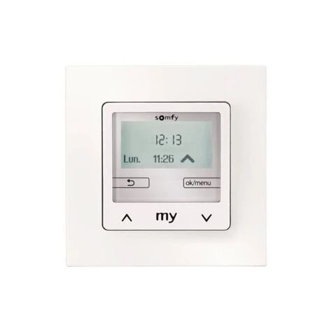 Chronis Smoove Uno S + Cadre Blanc Somfy 2 Chronis Smoove Uno S + Cadre Blanc Somfy – Image 2