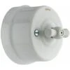 GARBY - Interrupteur Va & Vient Porcelaine Blanche Manette Porcelaine Blanche 10A-250V - Réf. 30308173 - FONTINI
