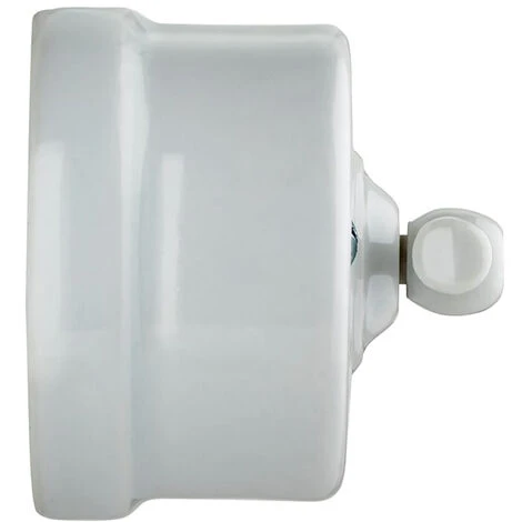 GARBY - Interrupteur Va & Vient Porcelaine Blanche Manette Porcelaine Blanche 10A-250V - Réf. 30308173 - FONTINI 2 GARBY - Interrupteur Va & Vient Porcelaine Blanche Manette Porcelaine Blanche 10A-250V - Réf. 30308173 - FONTINI – Image 2