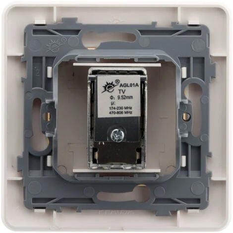 Prise TV Ø9,52mm Blanc - Artezo 3 Prise TV Ø9,52mm Blanc - Artezo – Image 3