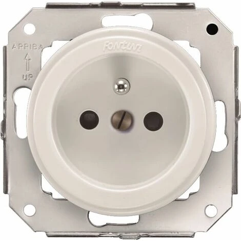 GARBY COLONIAL - Prise Avec Terre Blanche 16A-250V Réf. 31208053 - FONTINI 1 GARBY COLONIAL - Prise Avec Terre Blanche 16A-250V Réf. 31208053 - FONTINI