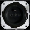 GARBY COLONIAL - Prise Avec Terre Porcelaine Noire 16A-250V Réf. 31208273 - FONTINI