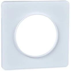 Schneider® Odace Touch - Plaque De Finition 1 Poste - Blanc RAL9003 (S520802)