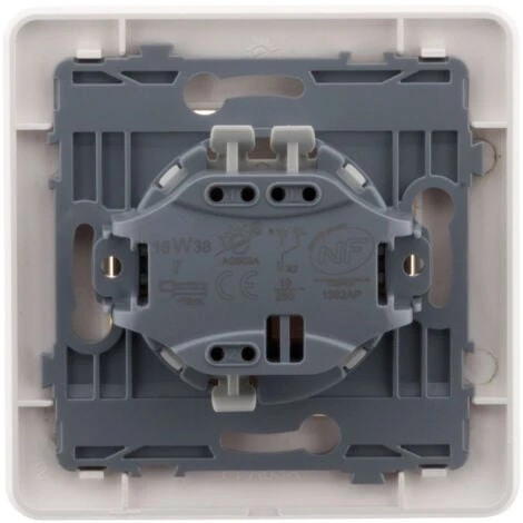 Interrupteur Poussoir 10A Blanc - Artezo 3 Interrupteur Poussoir 10A Blanc - Artezo – Image 3