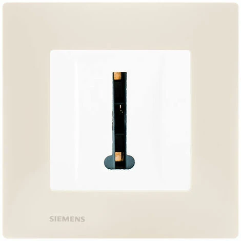 Prise Téléphone Blanc Delta Viva + Plaque Beige - SIEMENS - SIEMENS 1 Prise Téléphone Blanc Delta Viva + Plaque Beige - SIEMENS - SIEMENS