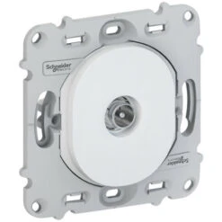 Schneider® Ovalis - Prise TV Simple - Sans Plaque De Finition (S261405)